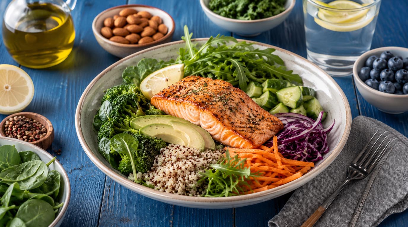 อาหารต้านการอักเสบ ควรกินอะไรดี? แนะนำเมนูช่วยลดการอักเสบในร่างกาย